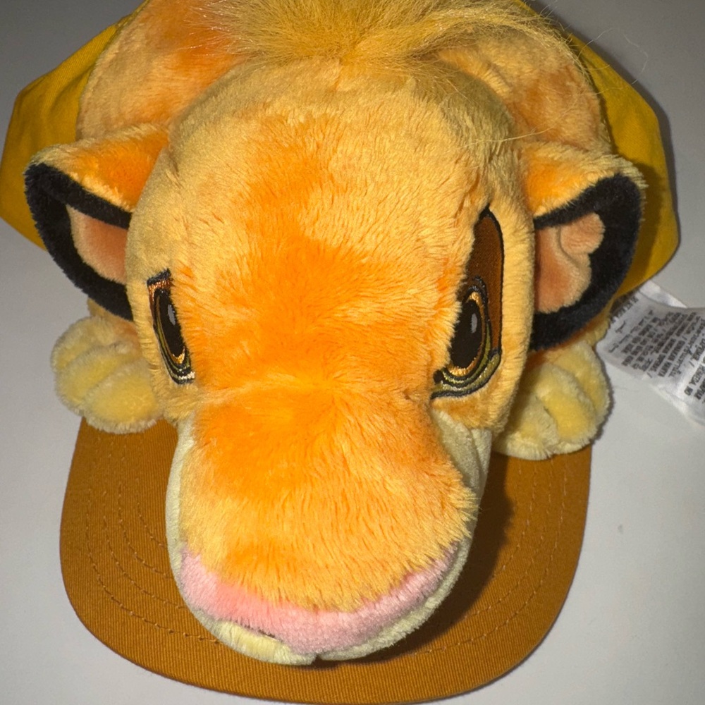 Disney Yellow and Orange Hat with Vibrant Design